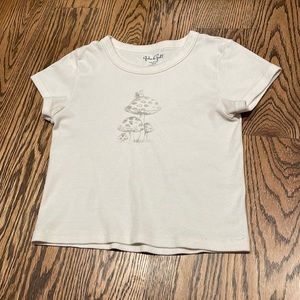 John Galt Mushroom Baby Tee